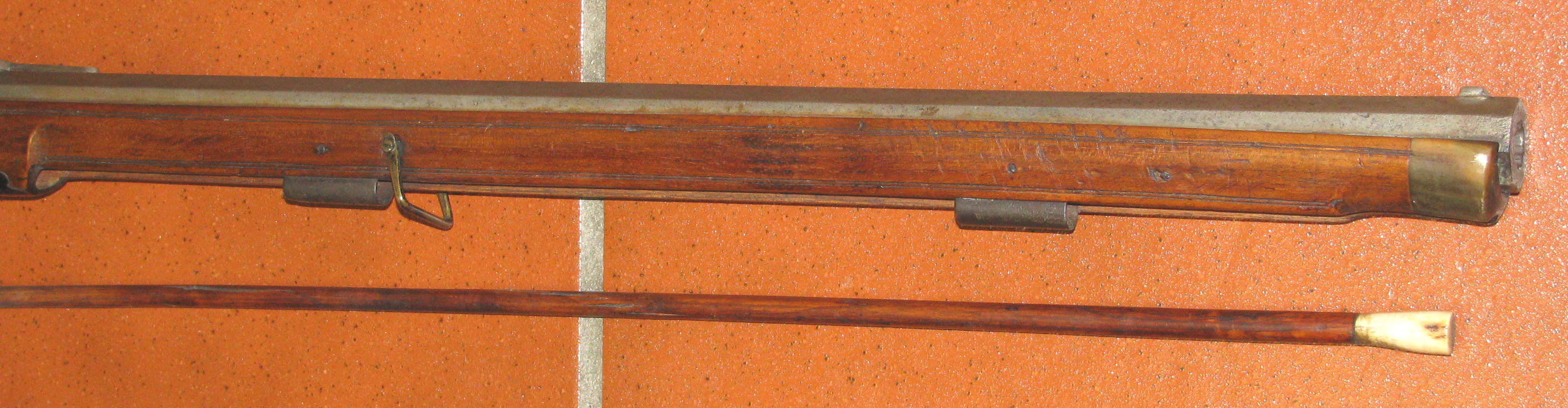 Altes Perkussion Vorderlader - Gewehr mit Stecher – Bild 4