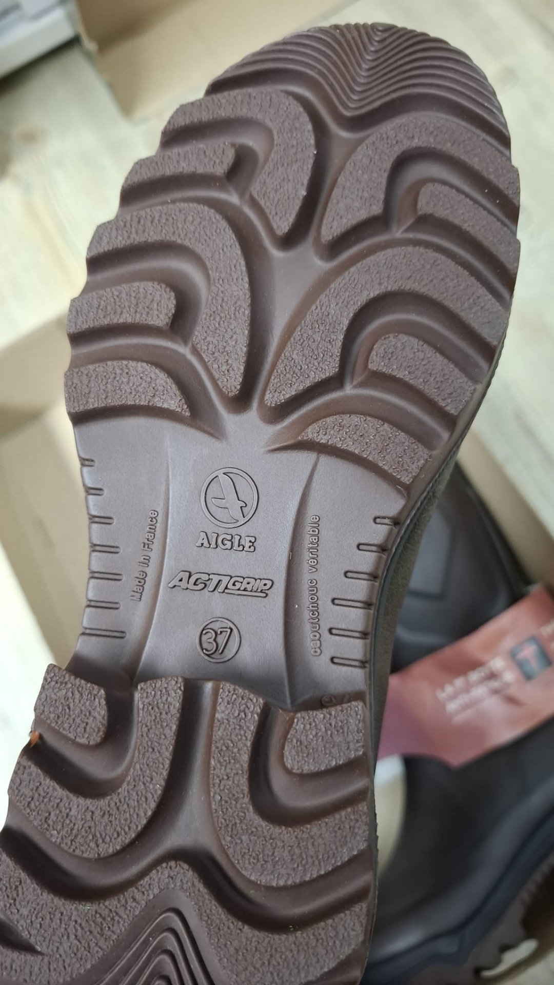 Aigle Pacours 2 Vario Größe 37 Gummistiefel für Jagd und Outdoor neu und ungetragen – Bild 1