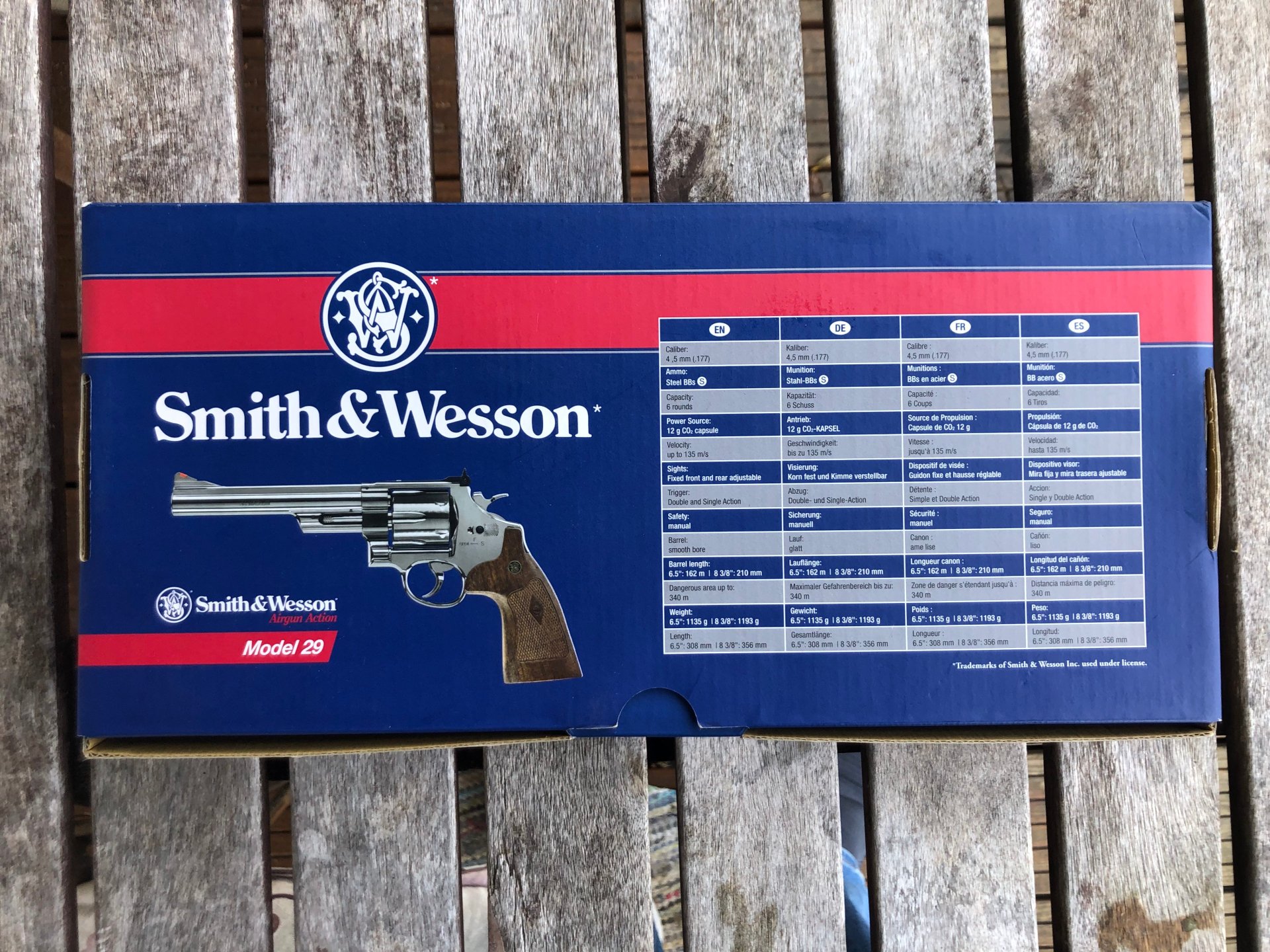 Smith & Wessson Model 29 8/38" co2 Revolver – Bild 4