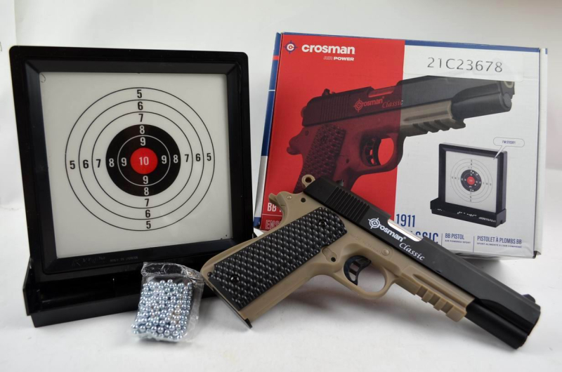 Einsteigerset "Crosman 1911 Target Kit" mit Starterpaket – Bild 1