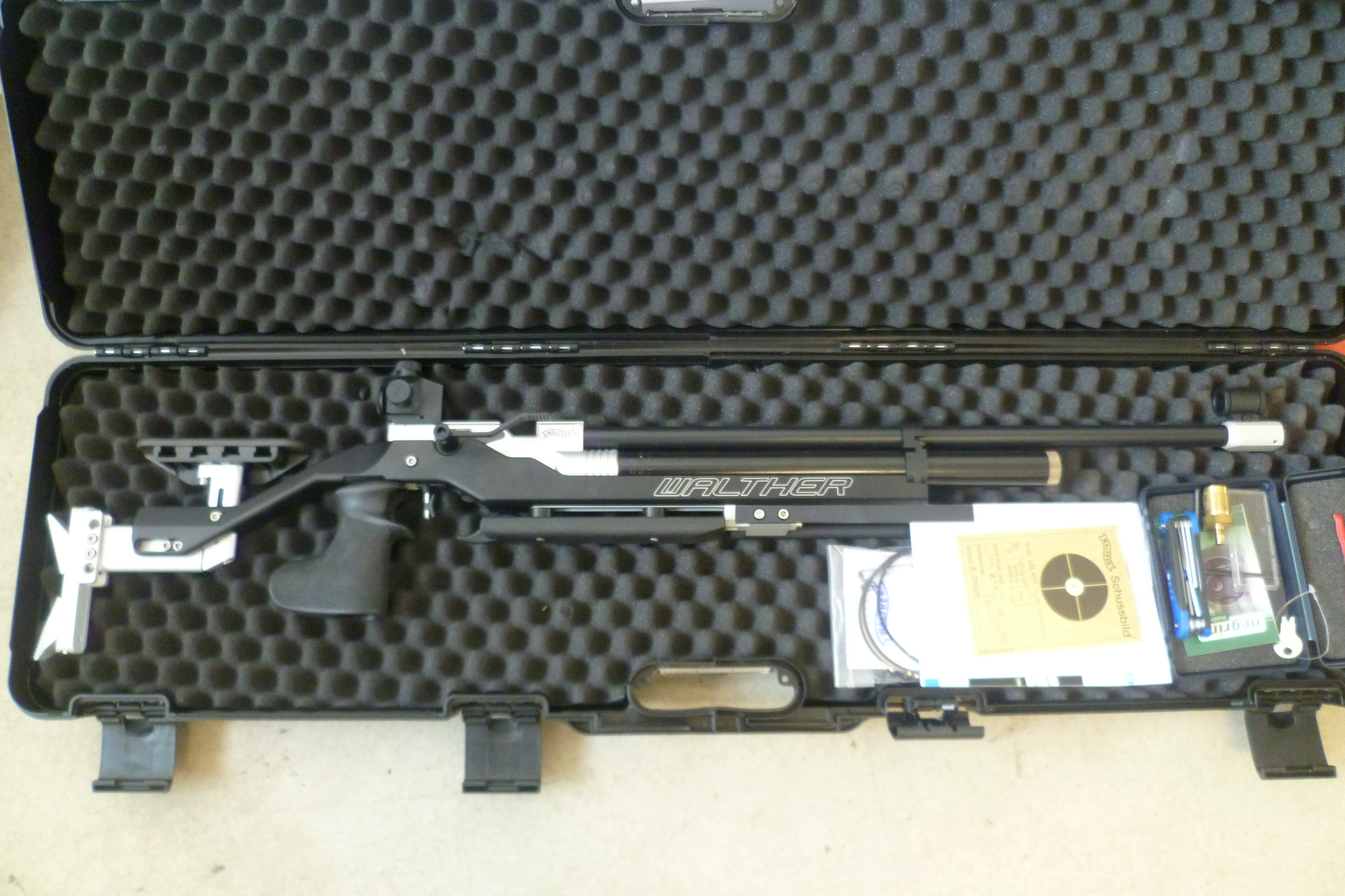 Matchluftgewehr Walther LG 400 Blacktec Alu Re/Li – Bild 1