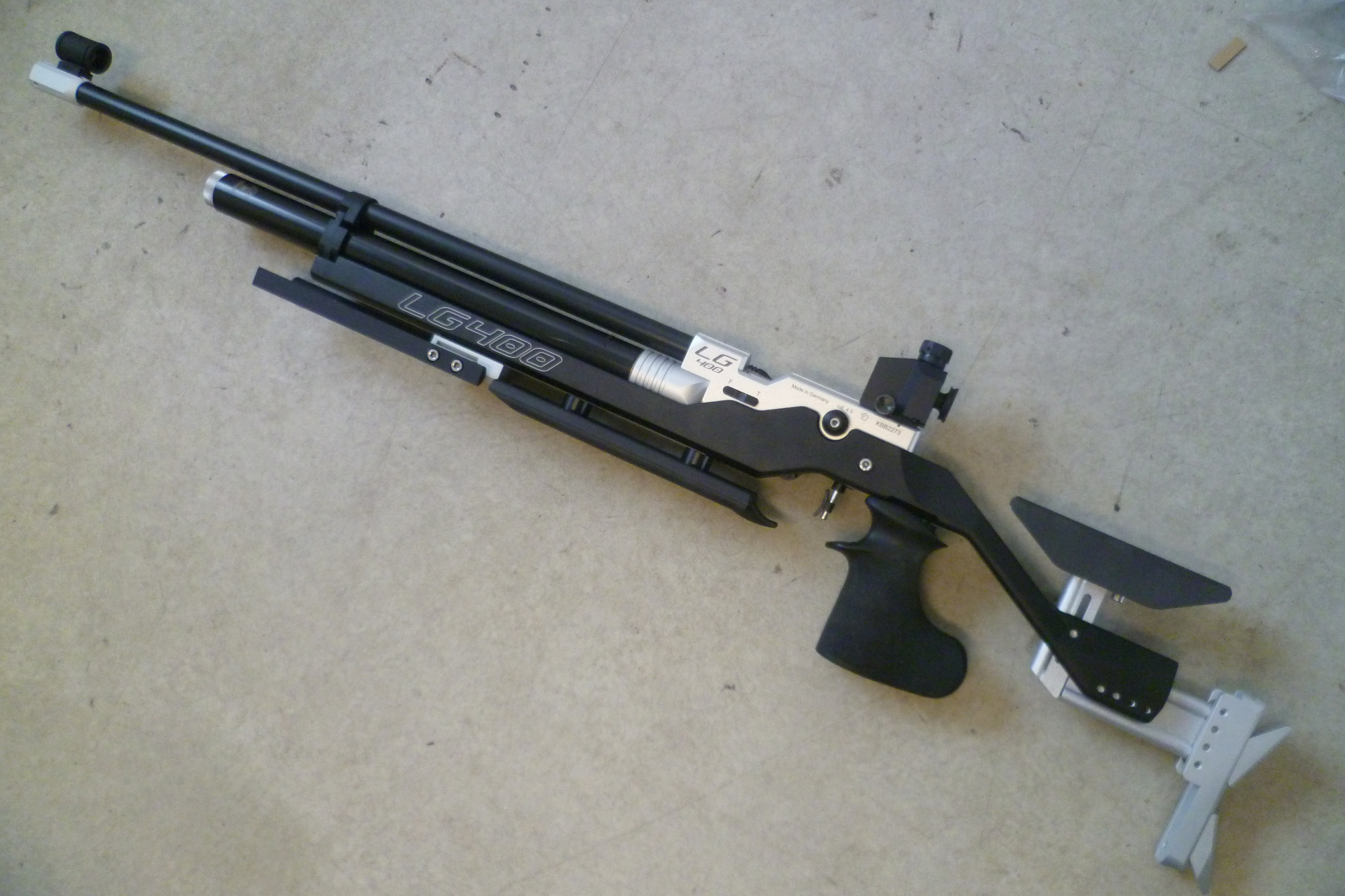 Matchluftgewehr Walther LG 400 Blacktec Alu Re/Li – Bild 2