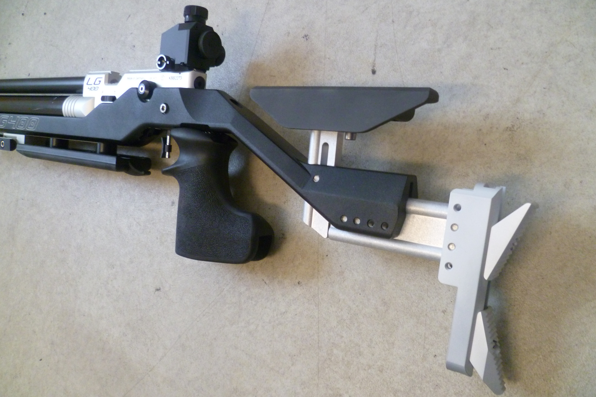 Matchluftgewehr Walther LG 400 Blacktec Alu Re/Li – Bild 3