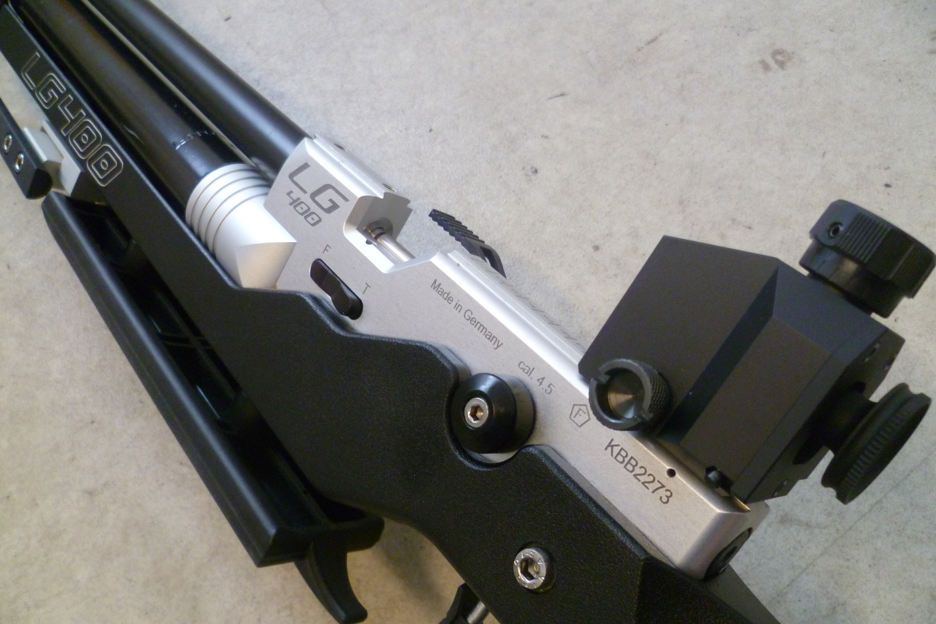 Matchluftgewehr Walther LG 400 Blacktec Alu Re/Li – Bild 5