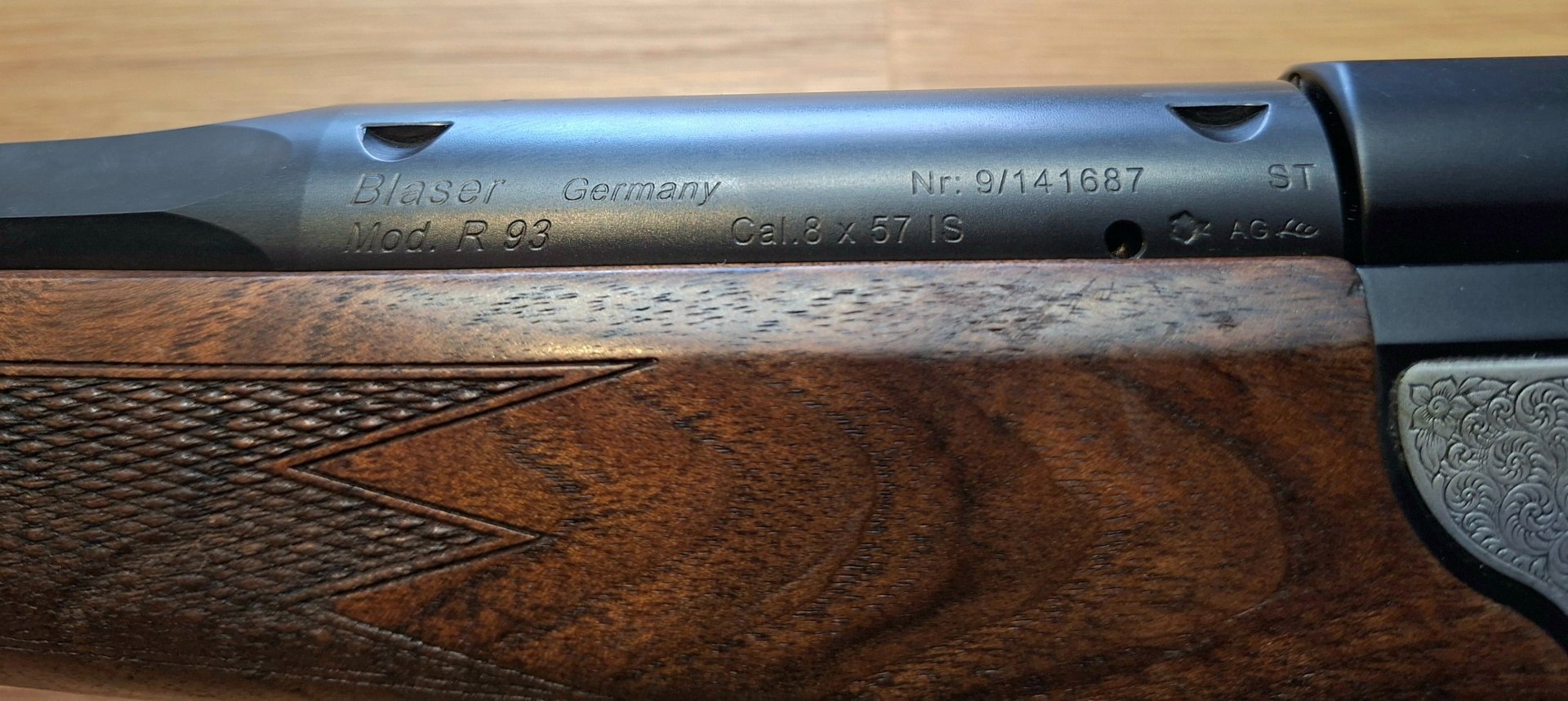 Blaser R93 Stutzen Kal. 8x57 IS, Bj 2006, Achtkantlauf – Bild 5