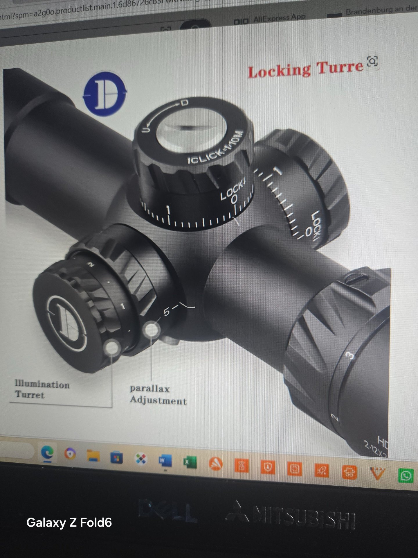 Discoveryopt HD 2-12X24 SFIR FFP beleuchtetes Zielfernrohr 215 mm LPVO mit Montage – Bild 2