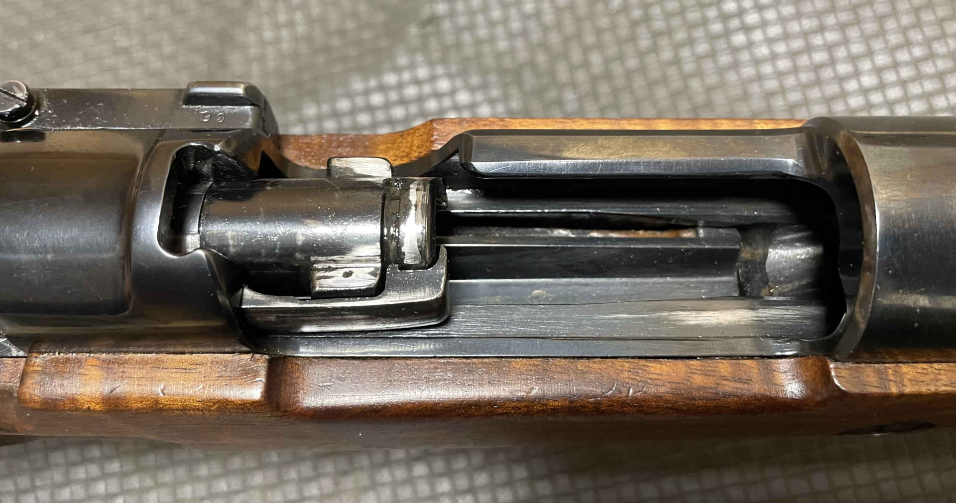 Karabiner 98k - Herstellerzeichen von Walther - Hämmerli-Lauf – Bild 1