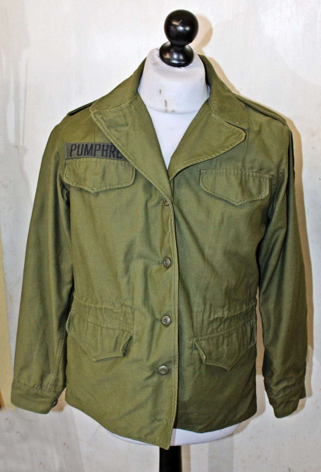 TOP RARITÄT - ORIGINAL WOMAN U.S. ARMY FELDJACKE M65 VIETNAM von 1975 – Bild 1