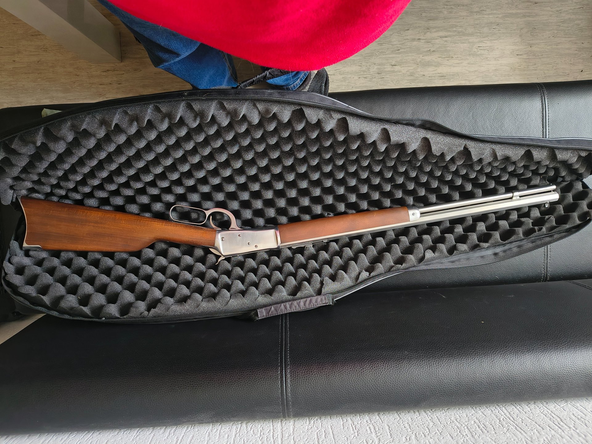 ROSSI Unterhebelrepetierer .357 Magnum / .38 Special Edelstahl-Ausführung mit 8-Kant-Lauf – Bild 1