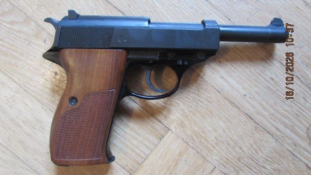 Walther P1 Bw mit verstärktem Leichtmetall Griffstück, Kal. 9mmLuger sehr gut – Bild 3