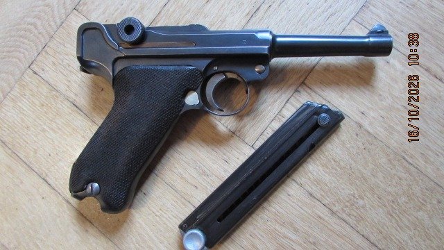 Mauser 08 Pistole S/42 1937, Kal. 9mmLuger – Bild 1