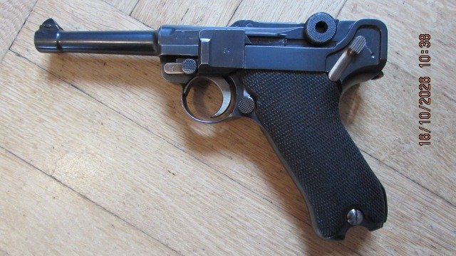 Mauser 08 Pistole S/42 1937, Kal. 9mmLuger – Bild 2