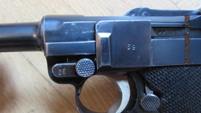 Mauser 08 Pistole S/42 1937, Kal. 9mmLuger – Bild 6