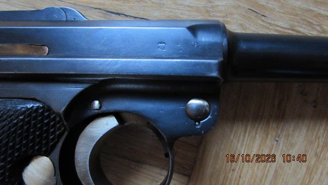 Mauser 08 Pistole S/42 1937, Kal. 9mmLuger – Bild 5