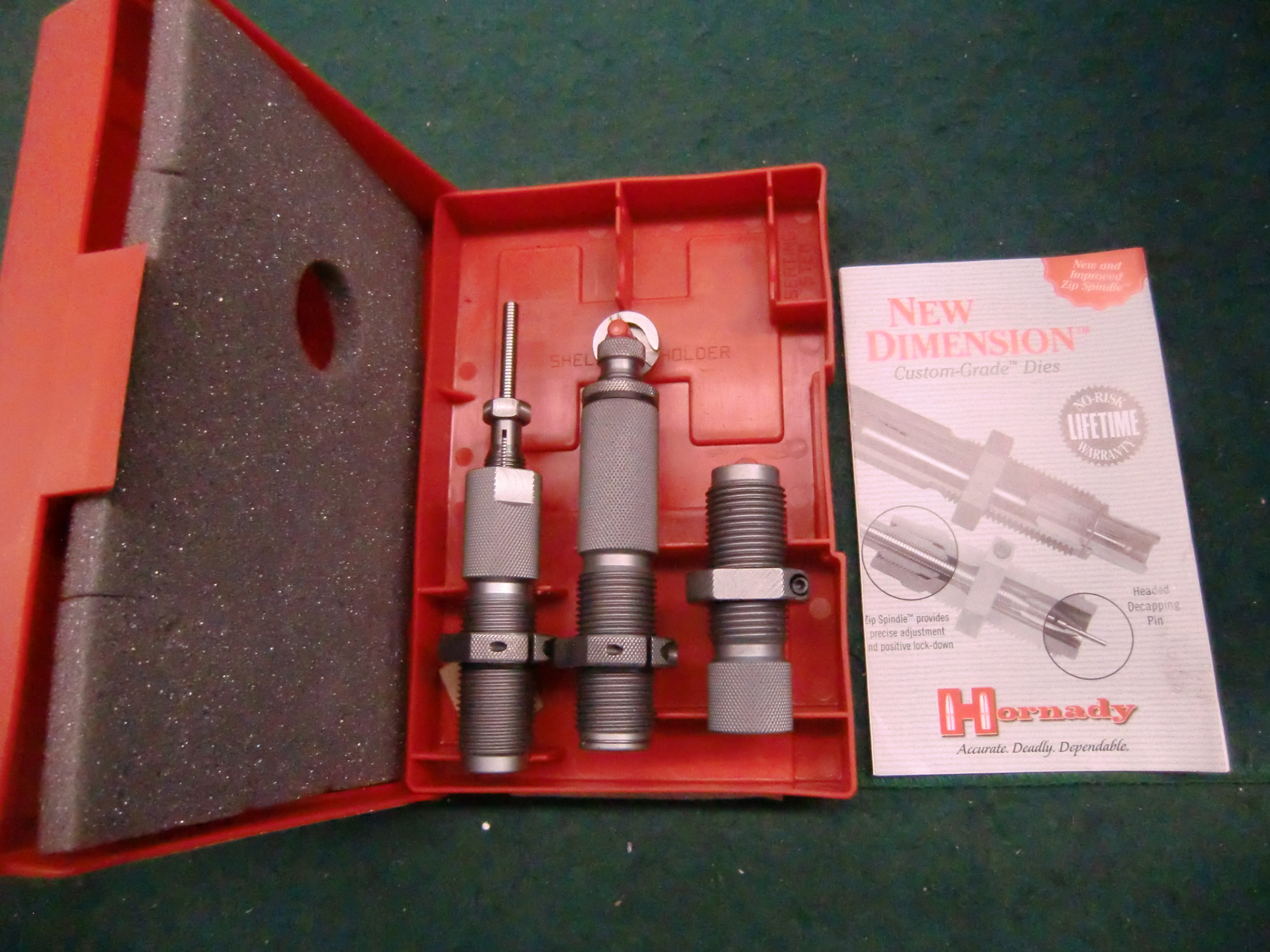 HORNADY Matritzensatz 45/70Govt Series II 3 Die Set Full Length mit Hülsenhalter 14 **unbenutzt – Bild 1