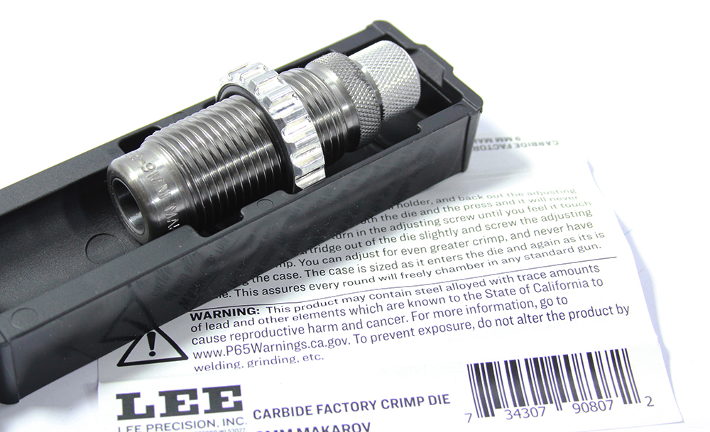 LEE FACTORY CRIMP DIE #90807 9mm MAKAROV Krimp Matrize EINZELN mehr Präzision wie Fabrik | LEE Bulge – Bild 1