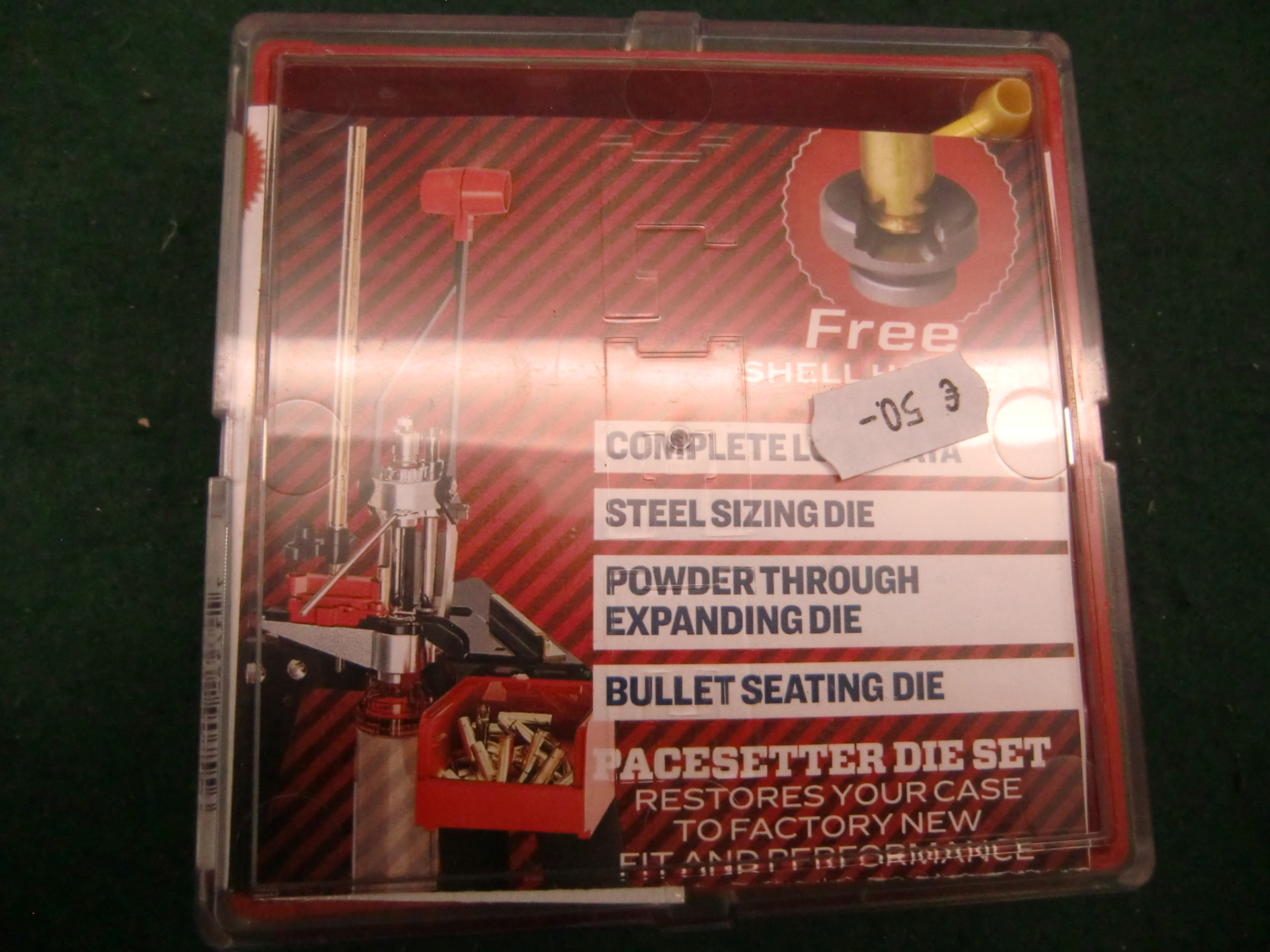 LEE Matritzensatz 30Mauser(also7,63x25 für C96) 3 Die Set Full Length mit Hülsenhalter 19**unbenutzt – Bild 2
