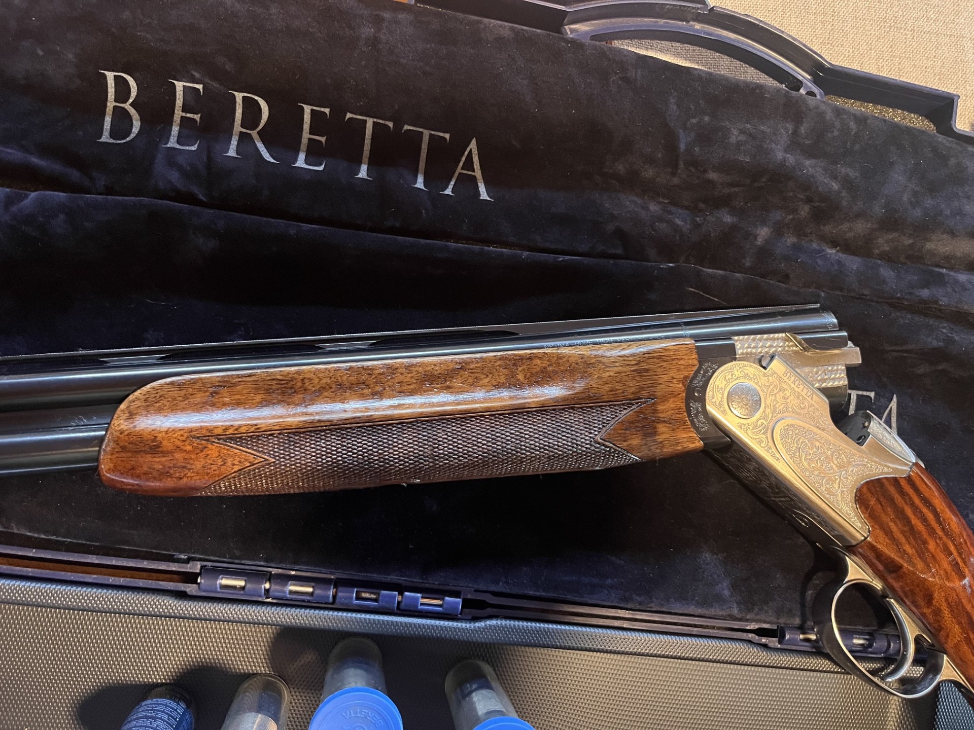 Beretta Bockflinte SV Perennia I Cal. 20/76 mit 535 Schuß Munition – Bild 7