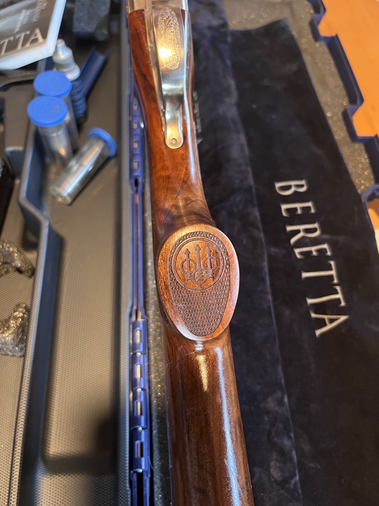 Beretta Bockflinte SV Perennia I Cal. 20/76 mit 535 Schuß Munition – Bild 3