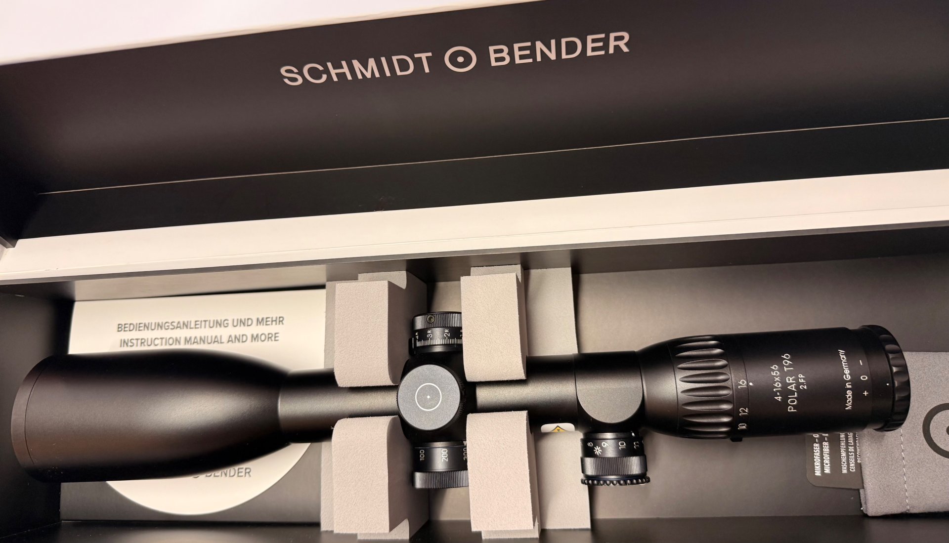 Schmidt und Bender Zielfernrohr Polar 4-16x56 T96 D7 Leucht und 2x ASV TOP PREIS – Bild 2