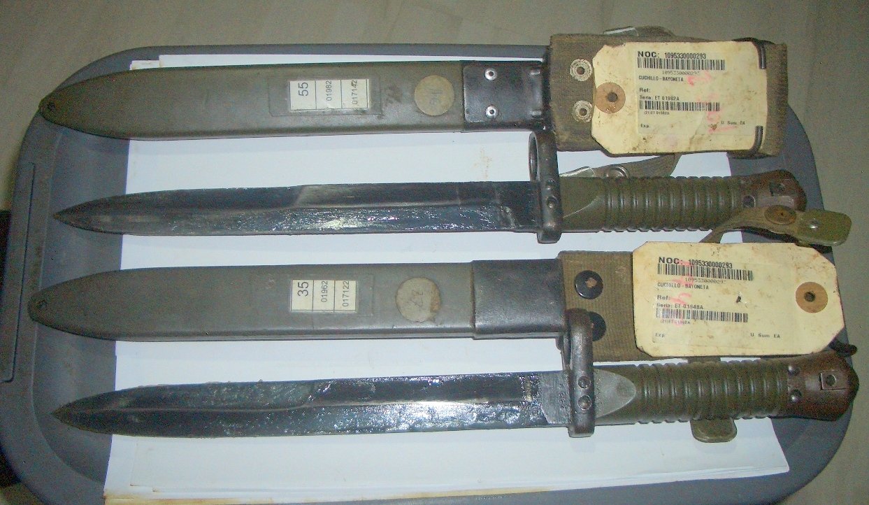 Spanisches Bajonett für CETME L- Sturmgewehr Spanisches Bajonett für CETME L- Sturmgewehr – Bild 1