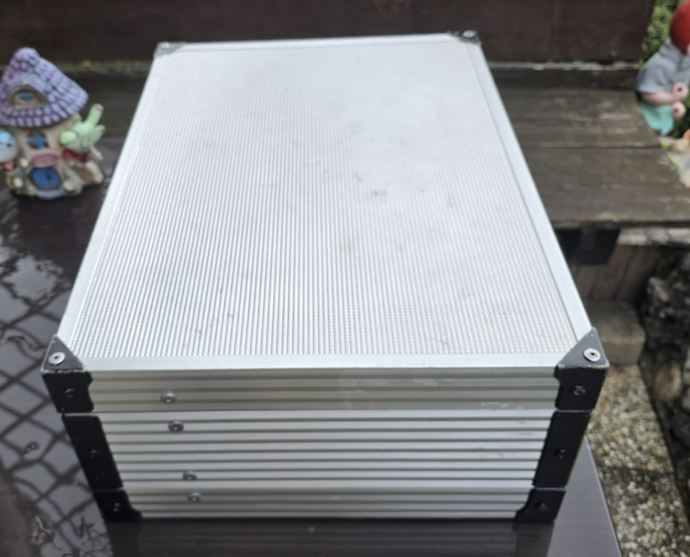 Pistolenkoffer ,Alukoffer, doppelseitig – Bild 3