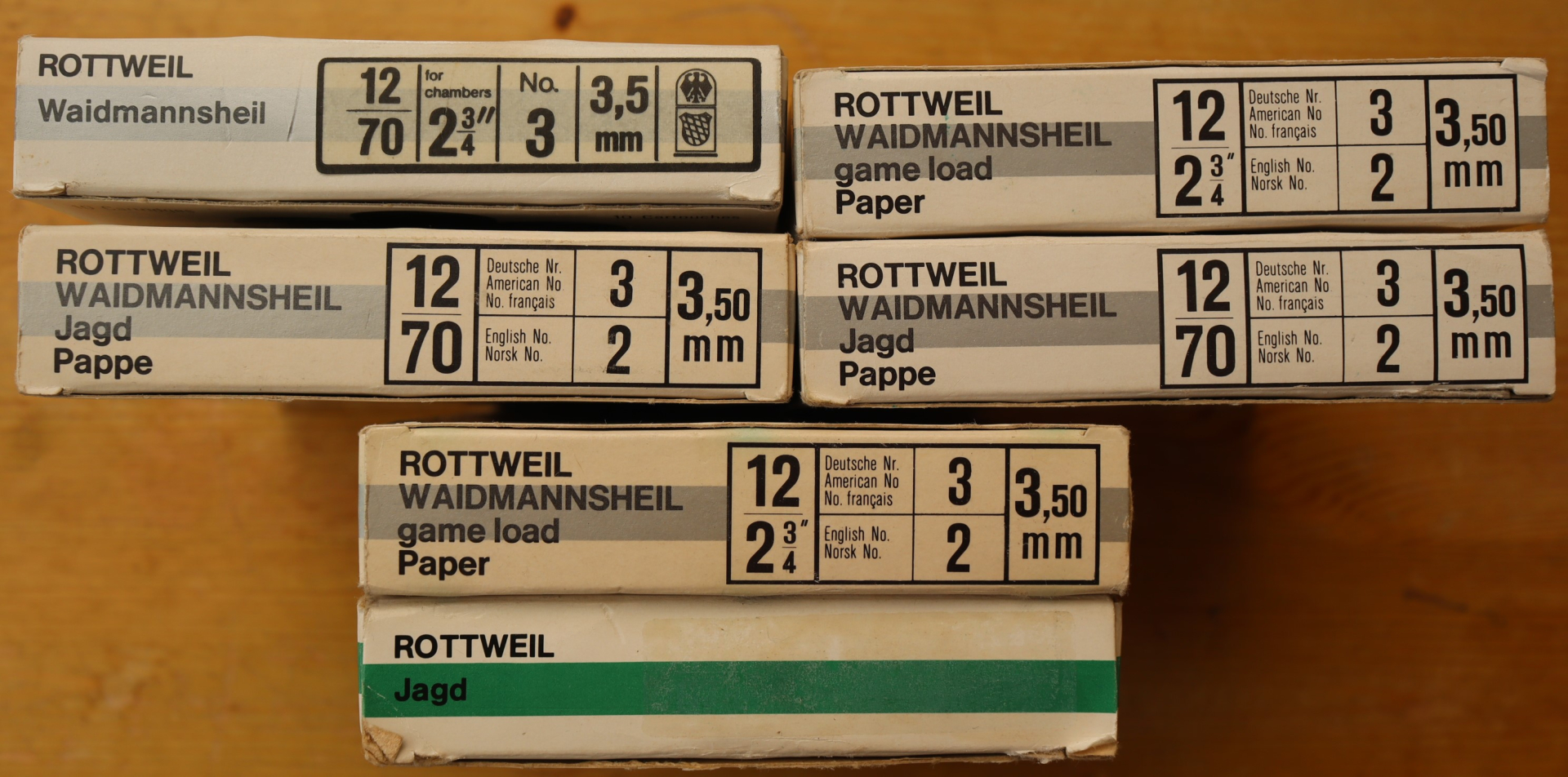 Konvolut von 51 Jagdschrotpatronen Cal. 12/70 – Bild 2