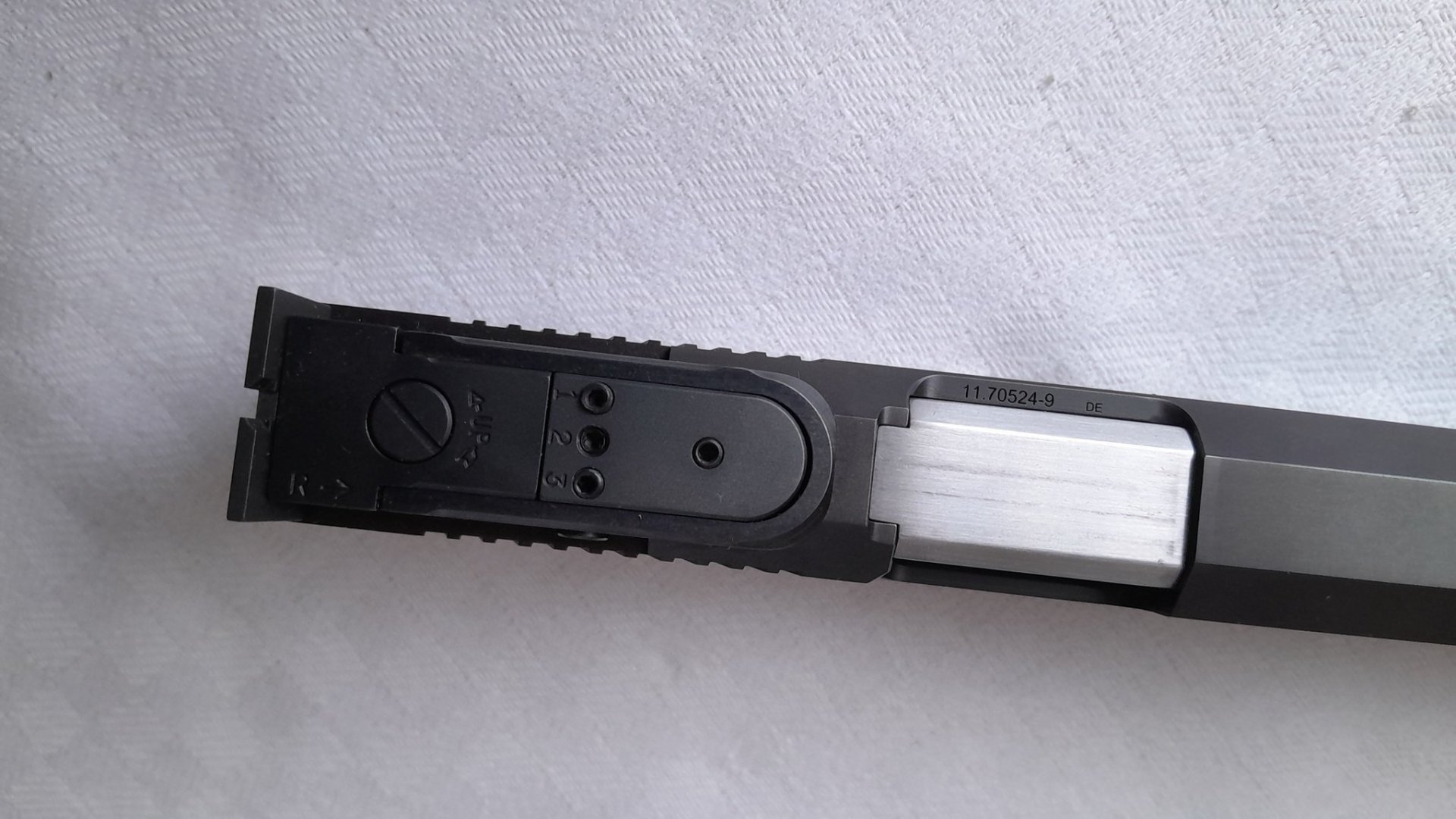 Wechselsatz 9 mm für 1911 mit 6'' Lauf und 3-Punkt Arestocrat Visier – Bild 3