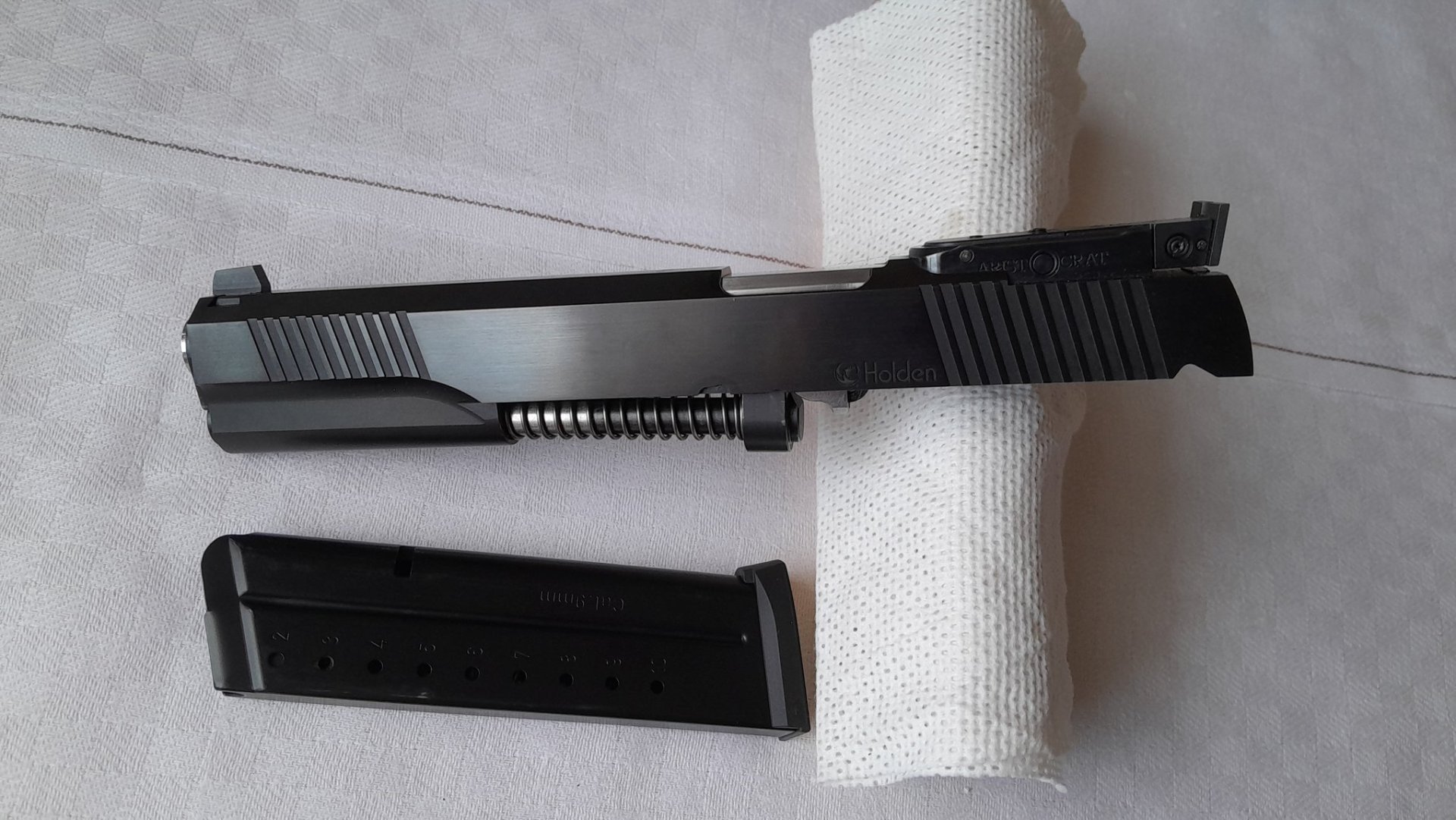 Wechselsatz 9 mm für 1911 mit 6'' Lauf und 3-Punkt Arestocrat Visier – Bild 1
