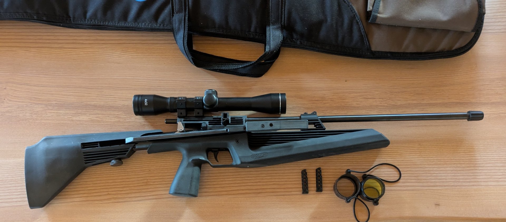 Baikal MP 61 Luftgewehr mit 4x32 Zielfernrohr – Bild 1