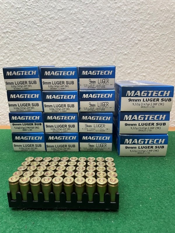 750 Magtech Hülsen im Kaliber 9mm Luger/Para – Bild 1