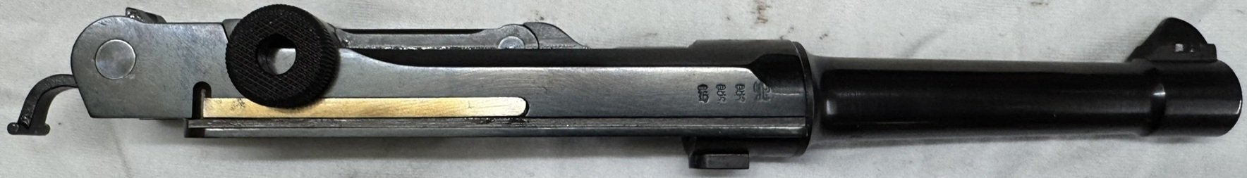 DWM P08 9mmLuger, 1916 mit 4 Päckchen Originalmunition WW II (1941-1943) – Bild 15