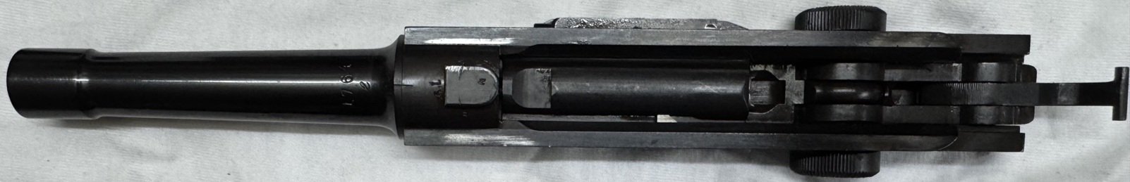 DWM P08 9mmLuger, 1916 mit 4 Päckchen Originalmunition WW II (1941-1943) – Bild 14