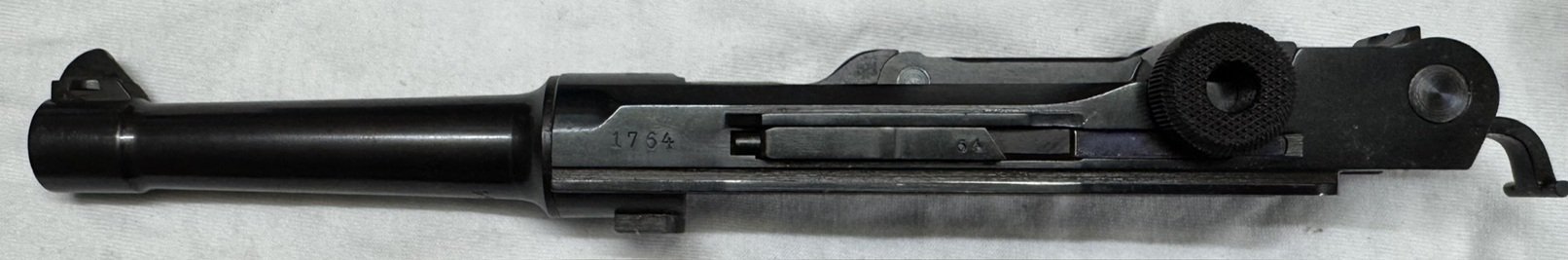 DWM P08 9mmLuger, 1916 mit 4 Päckchen Originalmunition WW II (1941-1943) – Bild 13