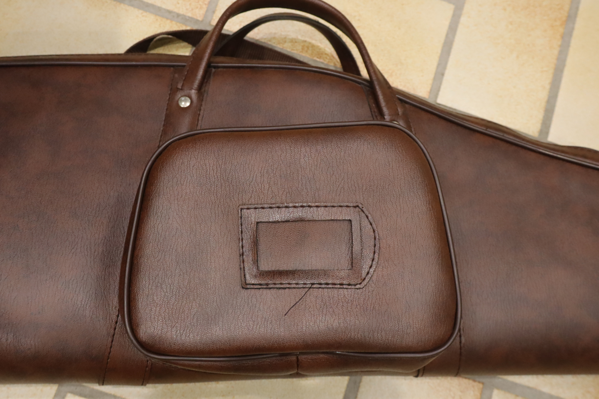 Gewehrfutteral 125 cm Kunstleder mit Vortasche – Bild 2