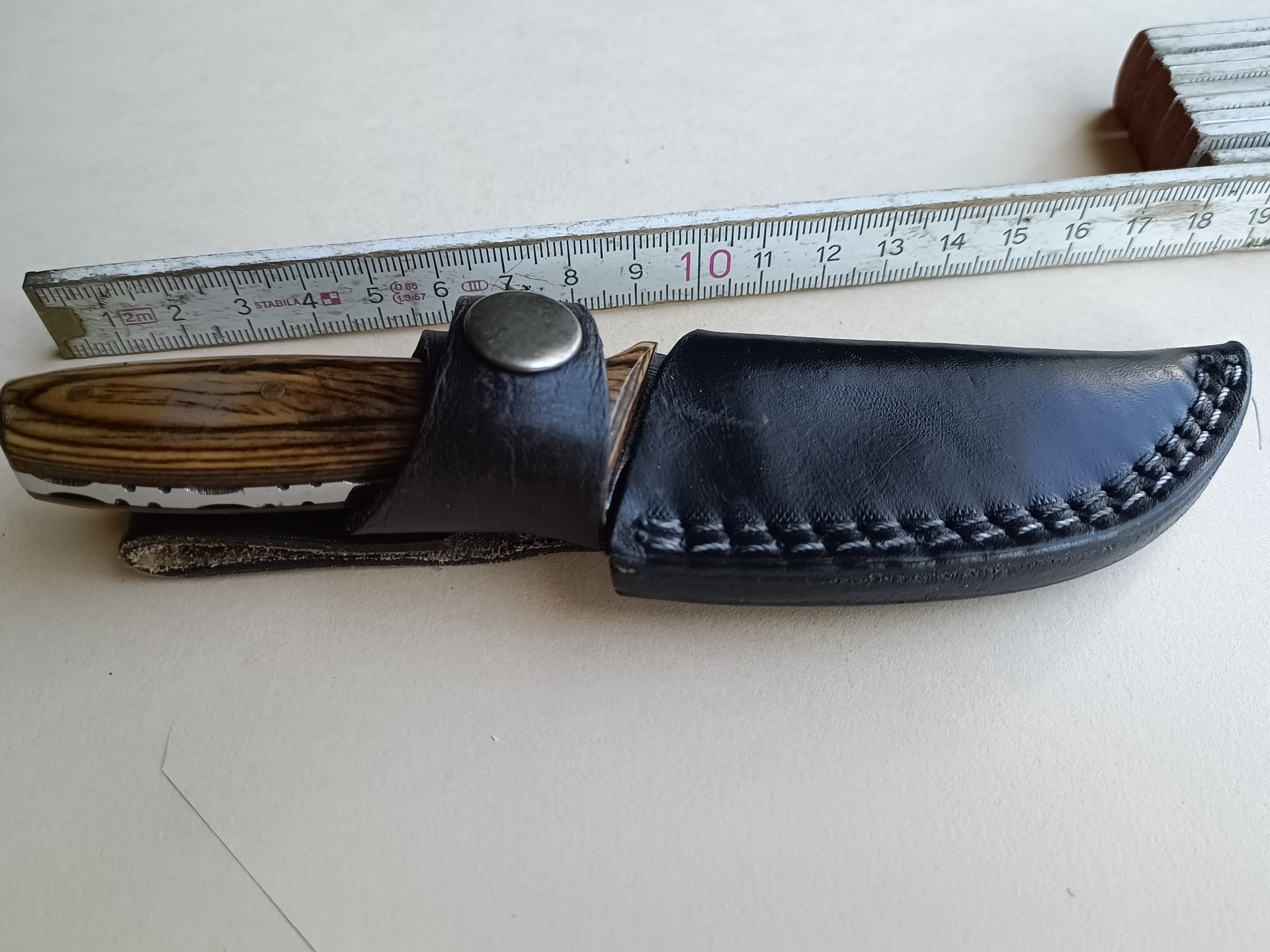 Kleines Jagdmesser Damastmesser – Bild 2