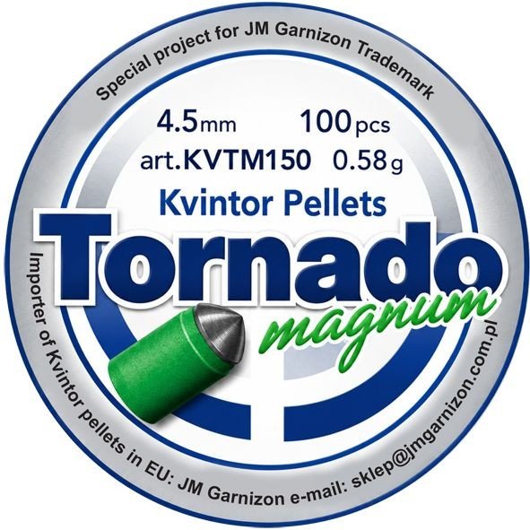 Spitzkopf Diabolo Kvintor Kwintor Tornado Magnum grün Diabolo Kunststoffmantel 4,5 mm 100 St. 0,58 g – Bild 1