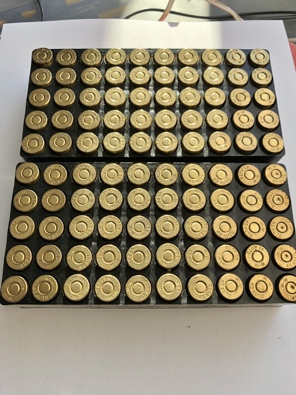Konvolut 45 ACP Hülsen + Geschosse – Bild 1