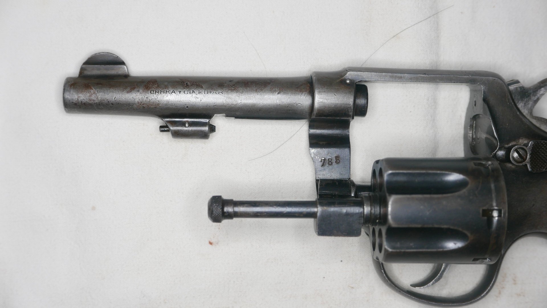 Revolver Fa. Orbea Spanien, französische Militärlieferung 1916 Kal. 8 mm Lebel – Bild 3