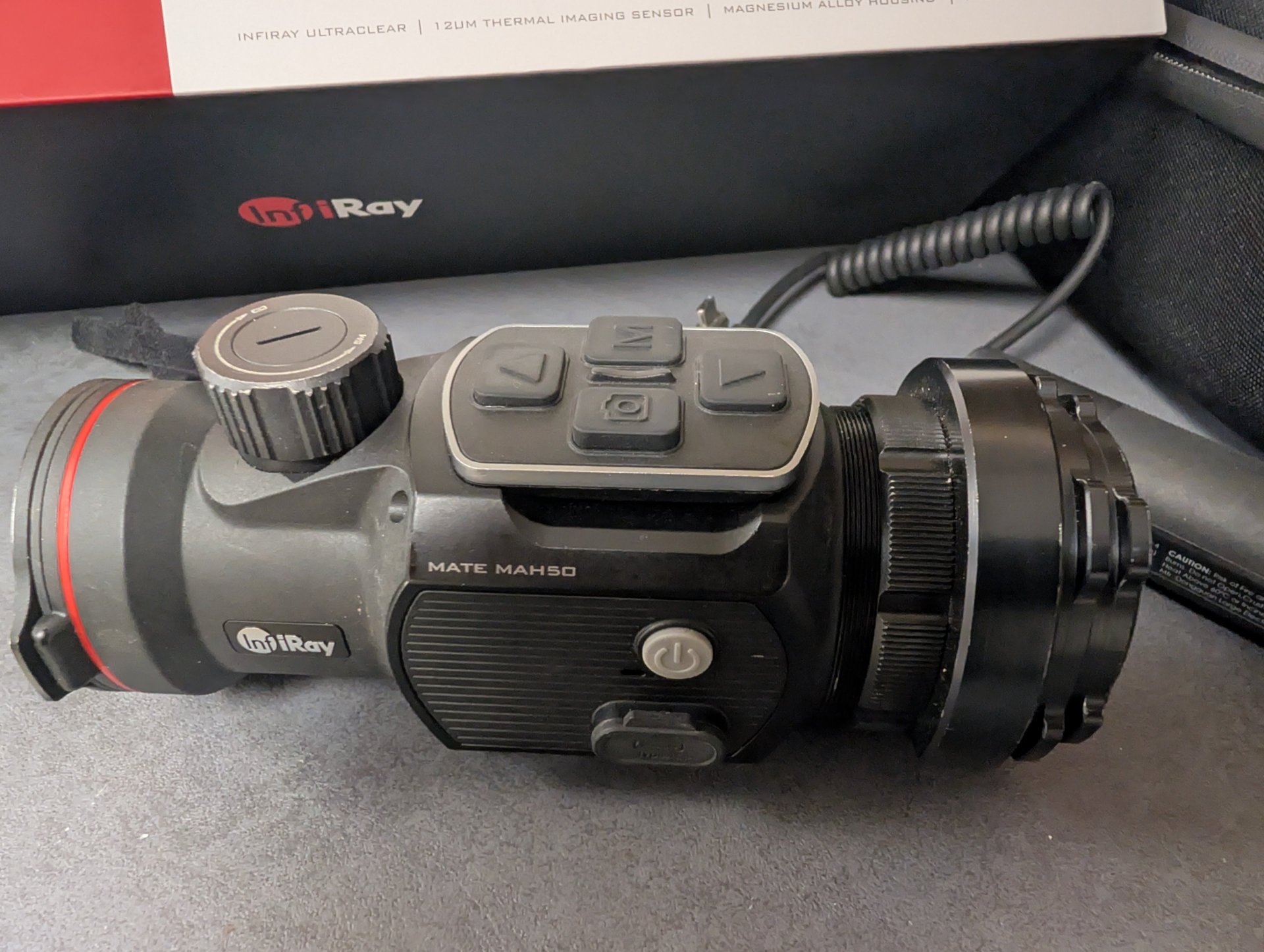 InfiRay MATE MAH50 Wärmebild-Vorsatzgerät 640×512 inkl. Präzise Jagen Telefix Duo-Verbinder M52 – Bild 3