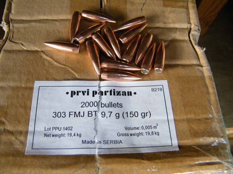 .303/150grs VMBT Geschosse PPU B-219 100 stk. # SSZ Berka – Bild 1