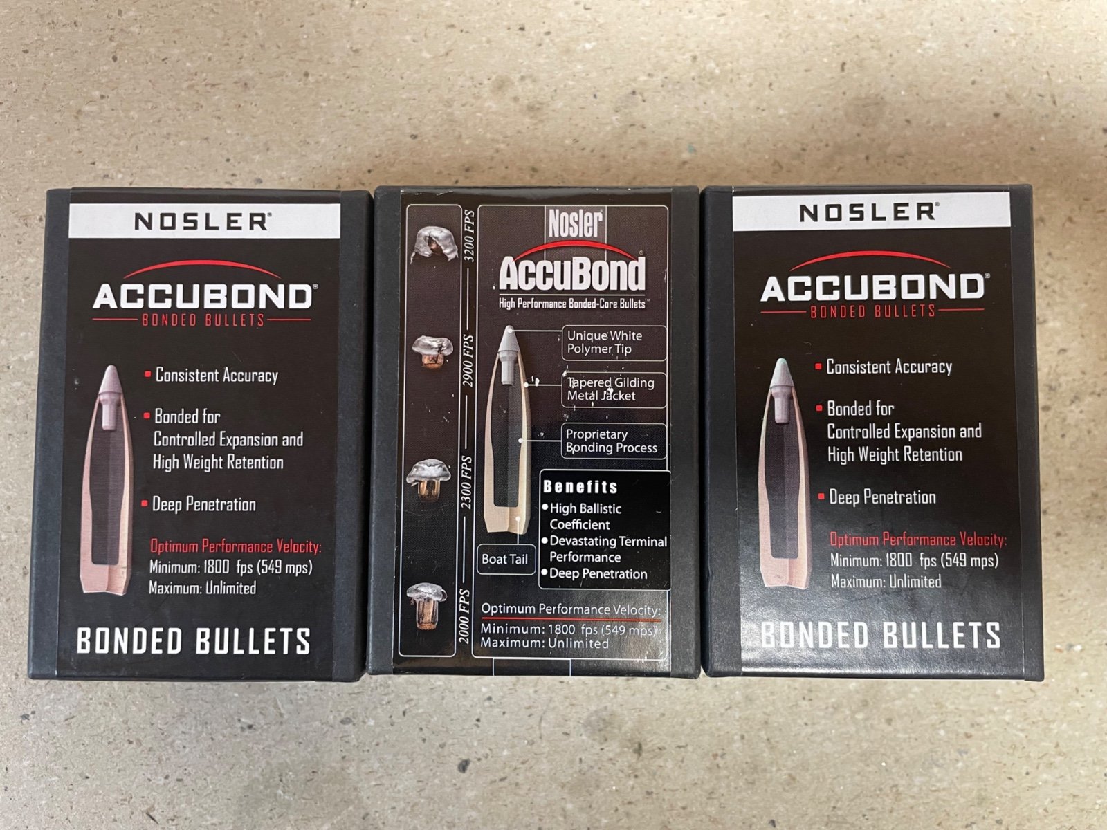 Kal. 30, 308 / 7,62 mm 165 gr / 10,7 g Nosler AccuBond Geschosse – Bild 2