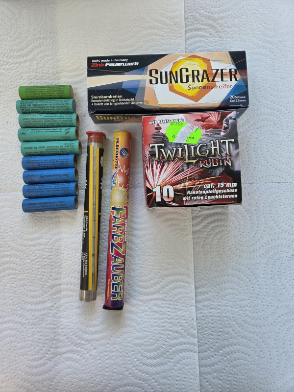 Feuerwerk Sylvester 42 Teile – Bild 1