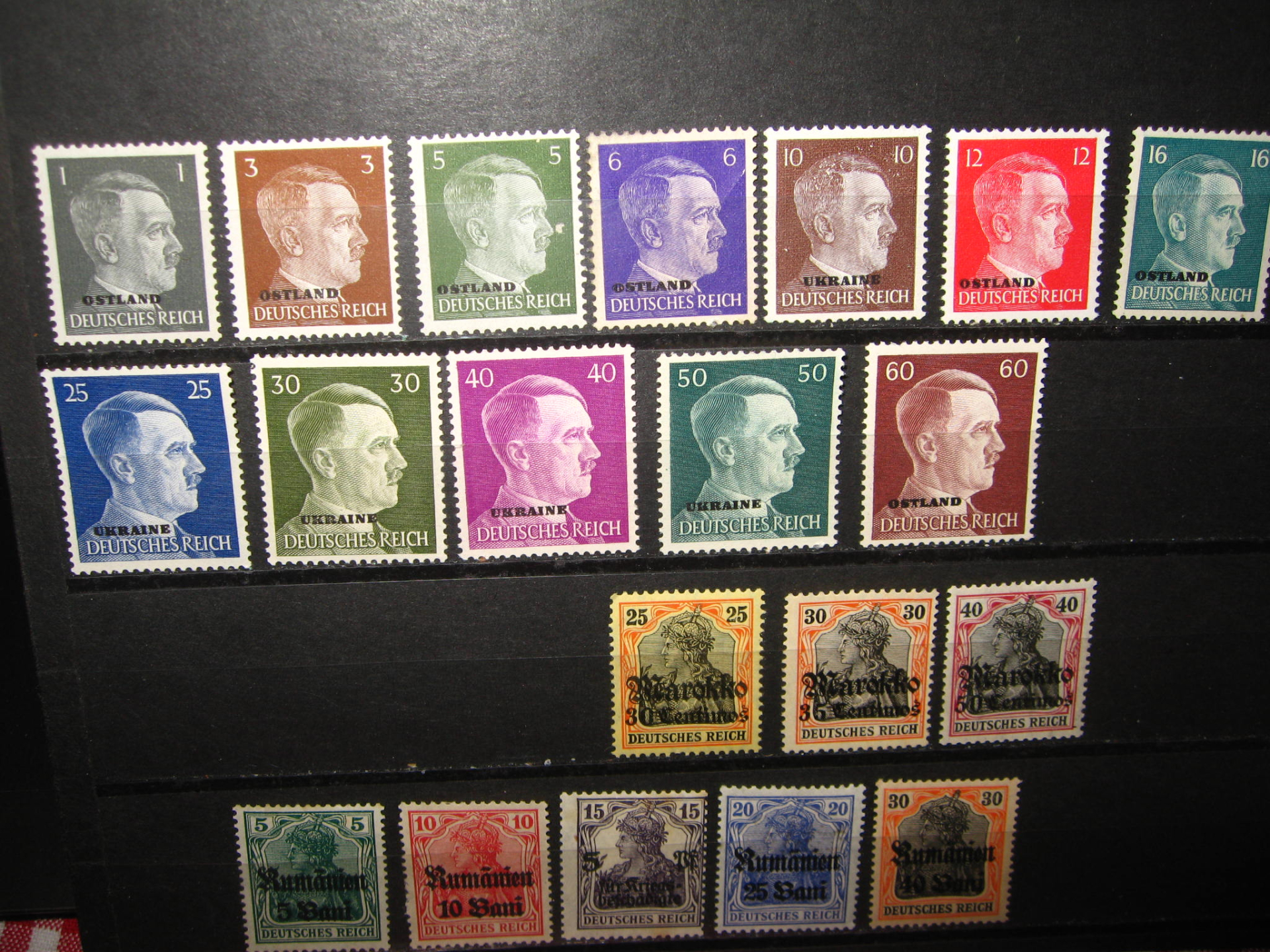Deutsches Rech 12x Ostland-5x Rumänien und 3x Marokko Postfrisch.. – Bild 1