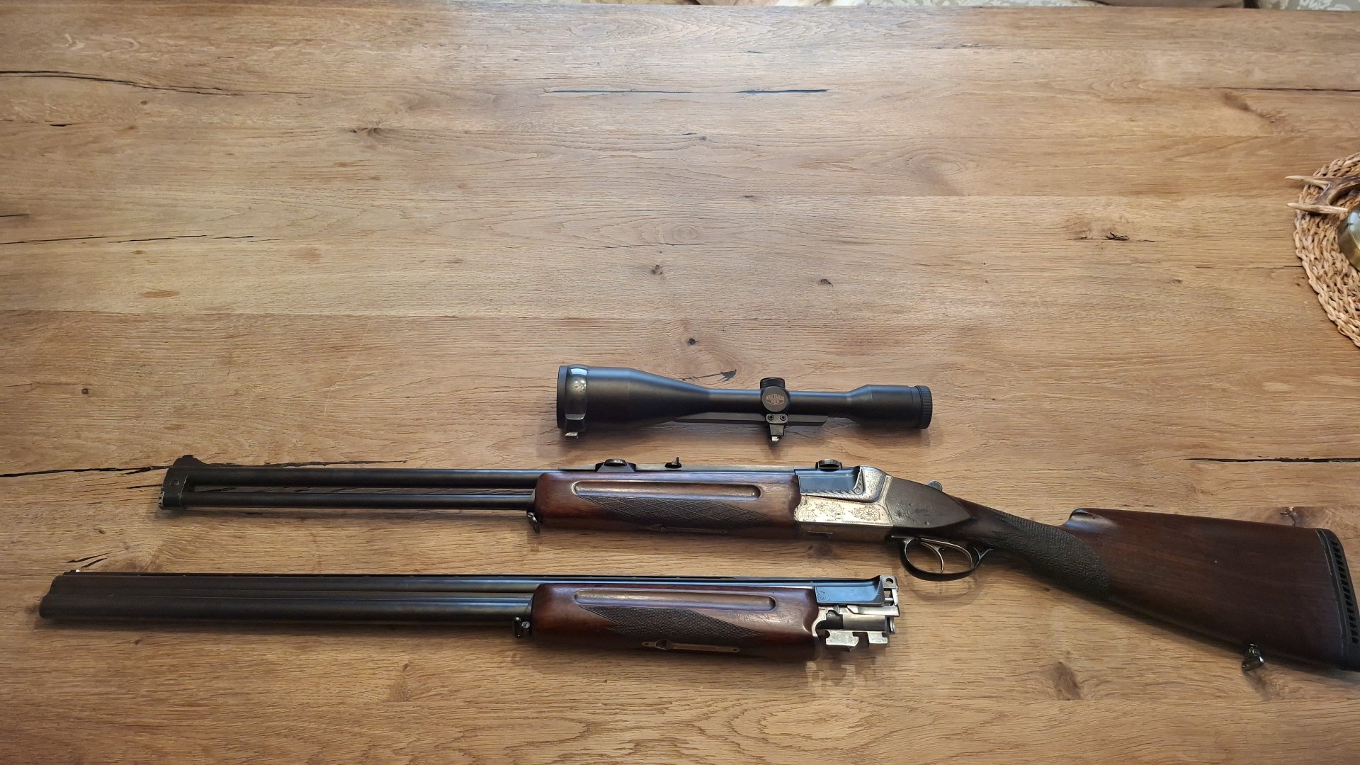 Krieghoff Bockdoppelbüchse 8×68S mit 2. Laufbündel 12/70 – Bild 1