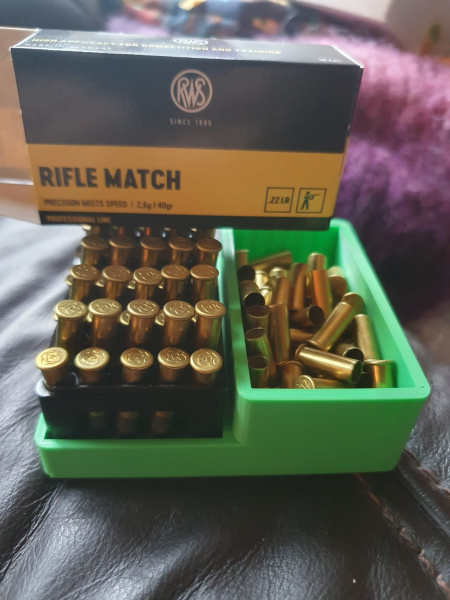 Munitionsentnahmehilfe .22 lfB / .22 lr RWS, Geco, Lapua, Anschütz, Walther, Feinwerkbau – Bild 1