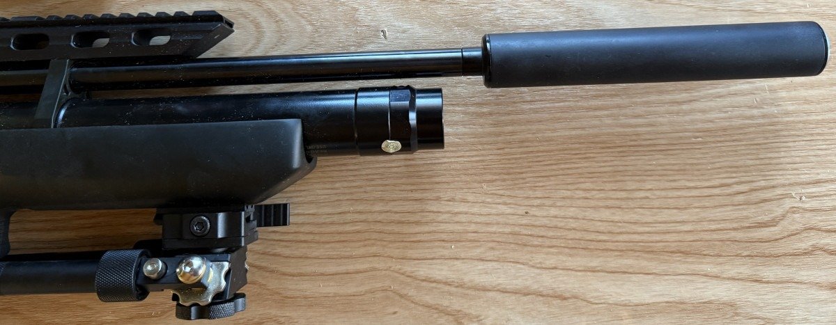 Weihrauch HW 100 BP Bullpup Schalldämpfer TÜV-2032 – Bild 5
