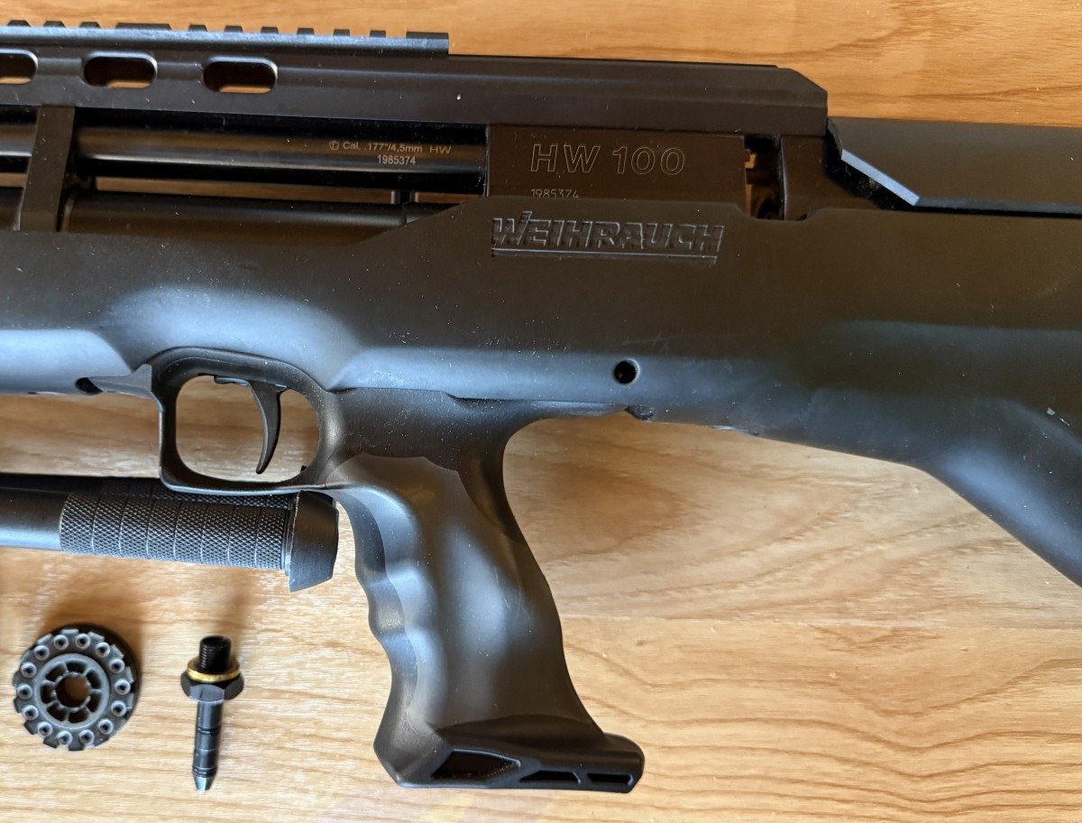 Weihrauch HW 100 BP Bullpup Schalldämpfer TÜV-2032 – Bild 3