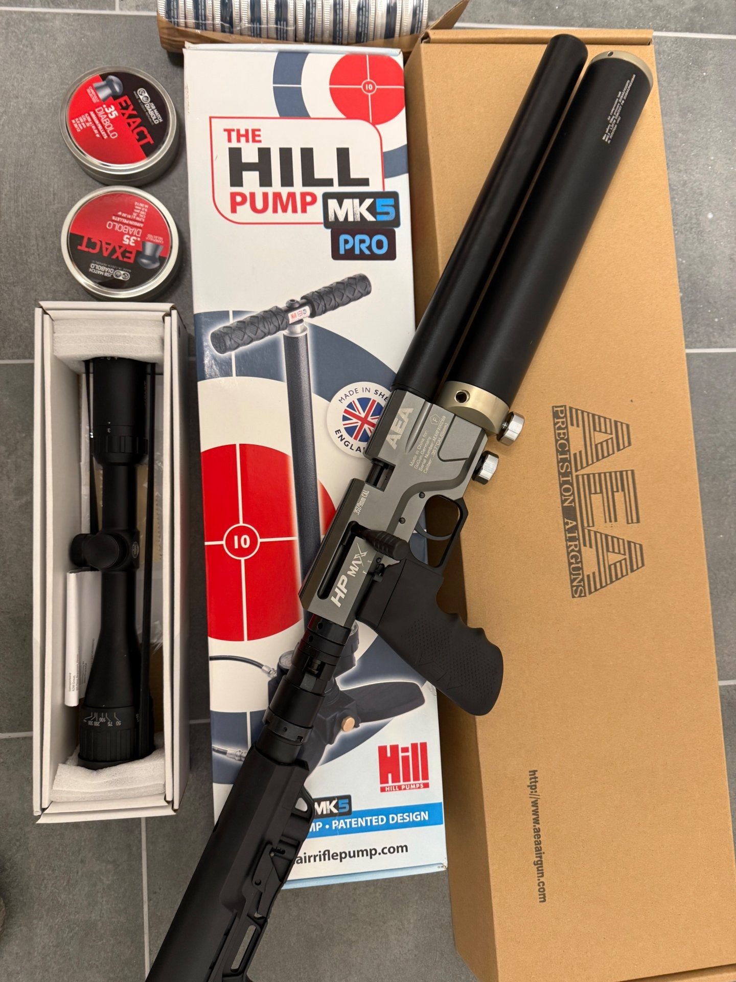AEA HP Max MK1 9mm Komplettset ZF Hill-Pumpe – Bild 1