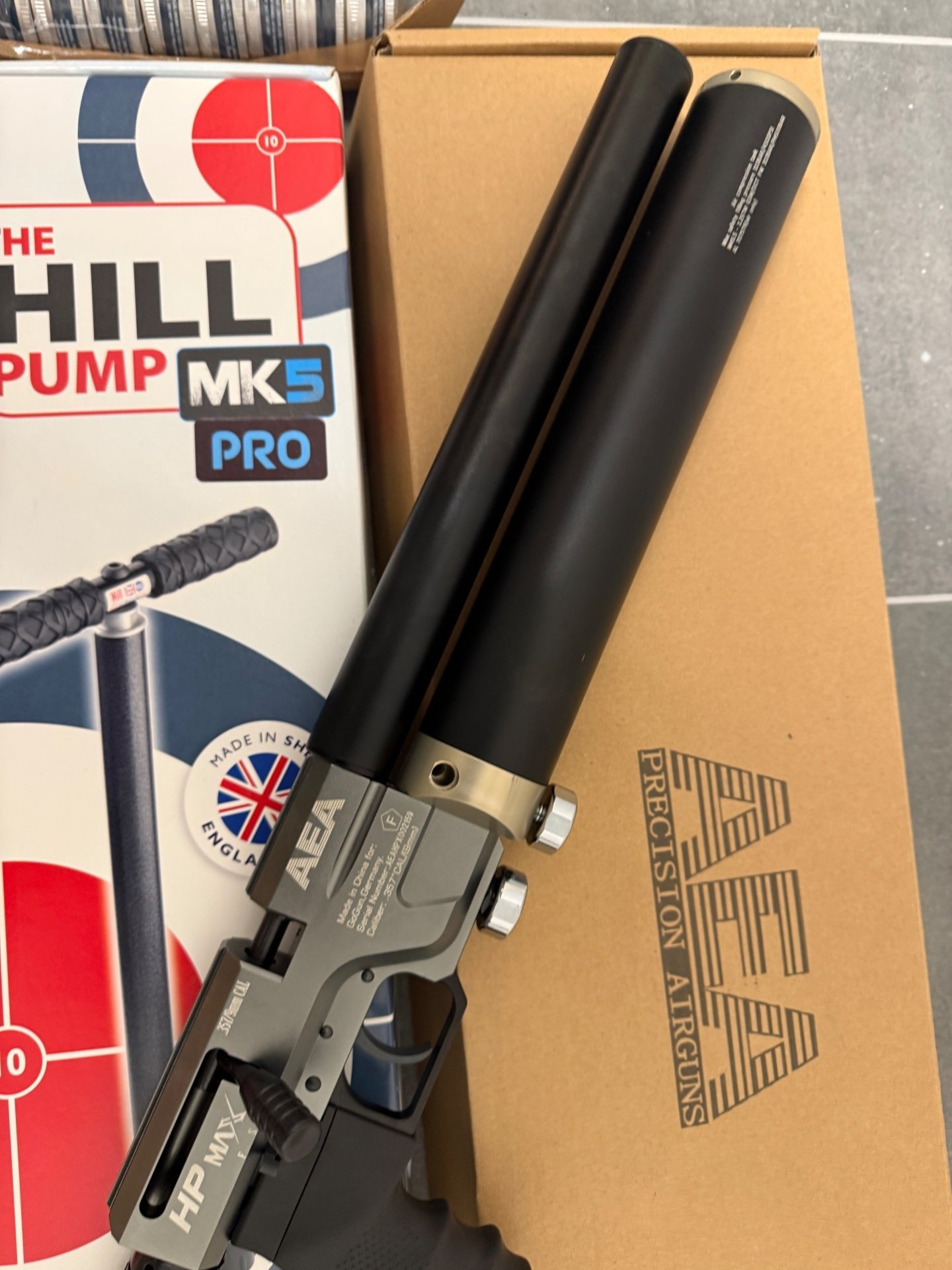 AEA HP Max MK1 9mm Komplettset ZF Hill-Pumpe – Bild 2